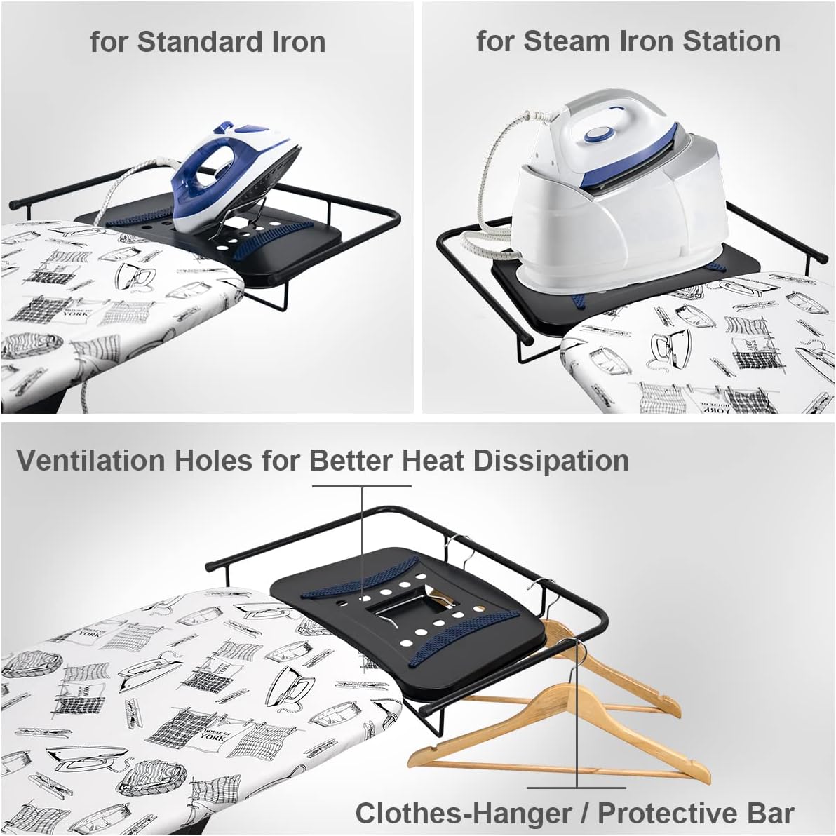 Duwee Asse da Stiro Extra Large con Supporto Ferro - immagine 3