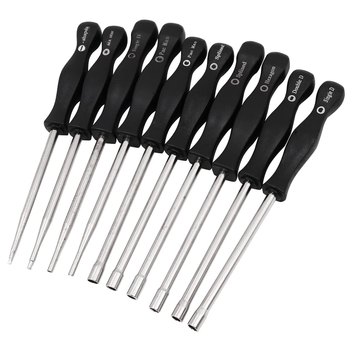 Kit di cacciaviti di Regolazione del carburatore Universale da 10 Pezzi per Motore a 2 Tempi Comune