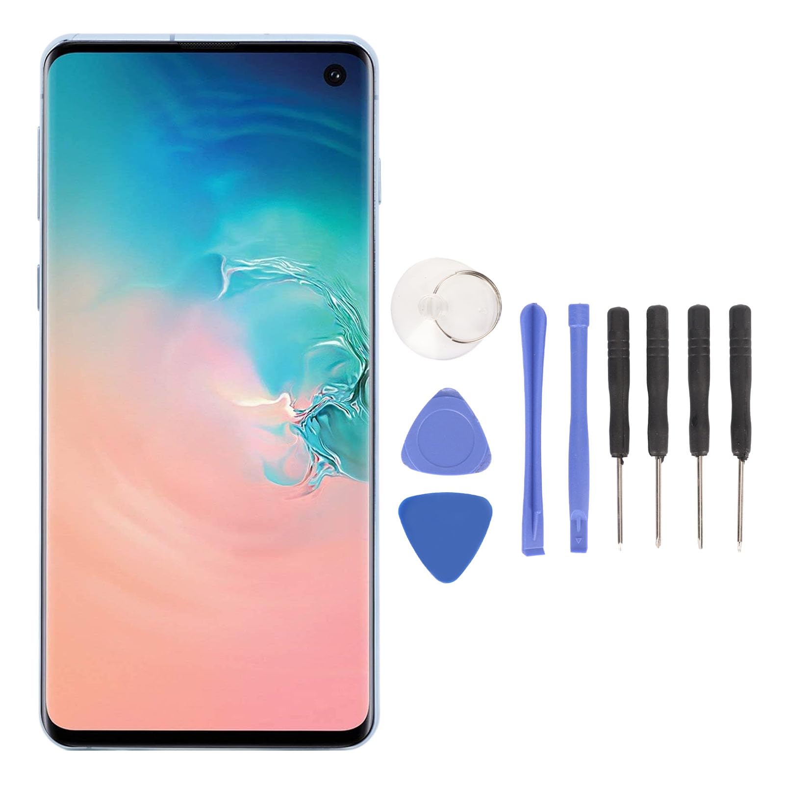 Schermo AMOLED per Galaxy S10 - Digitalizzatore LCD 6,1", Blue