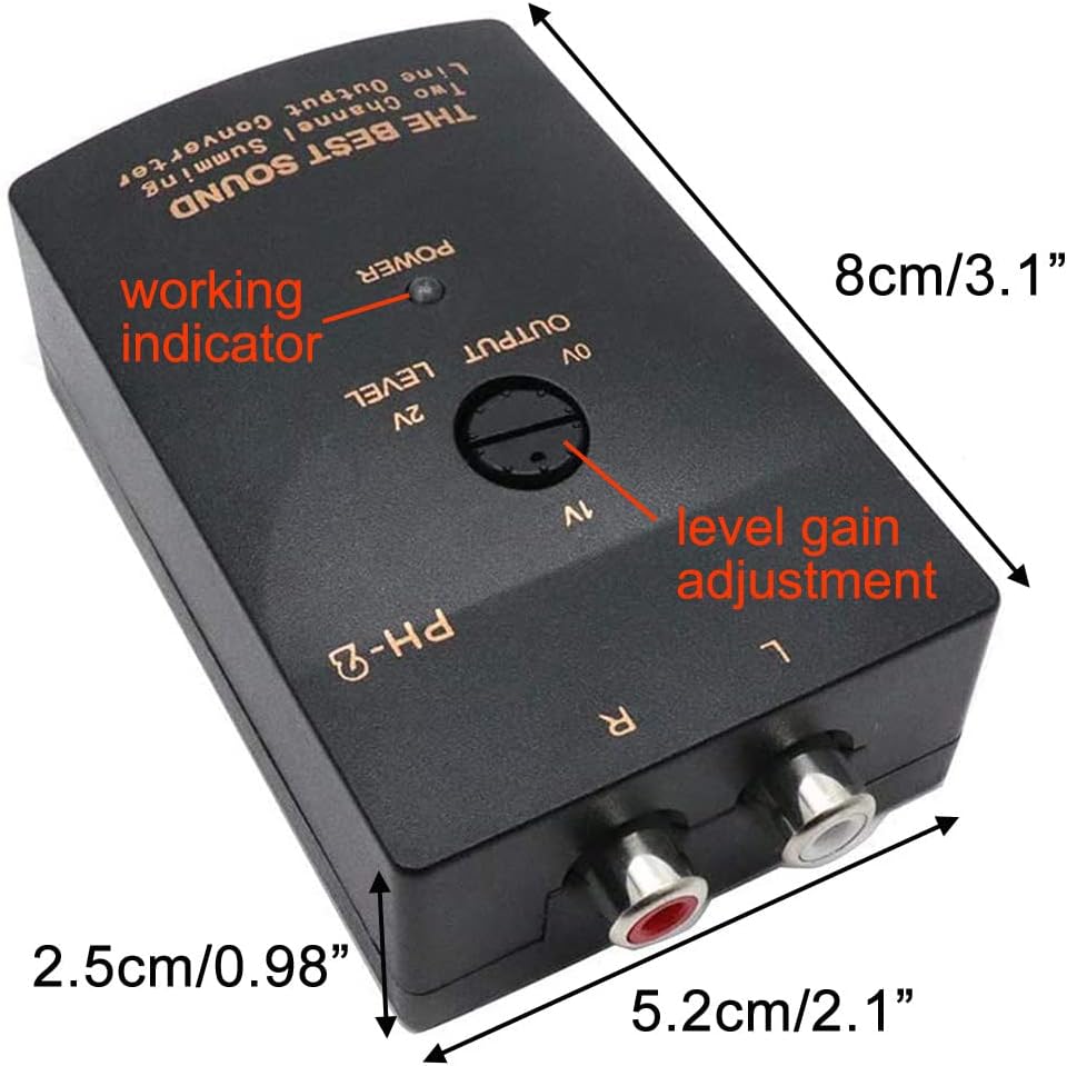Greluma Convertitore Audio RCA da Alto a Basso - immagine 2