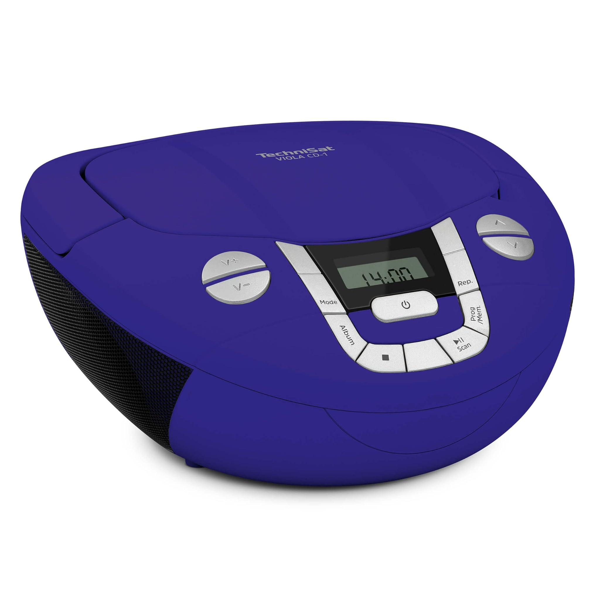 Technisat VIOLA CD-1 - Lettore CD Portatile con Radio FM, Nero