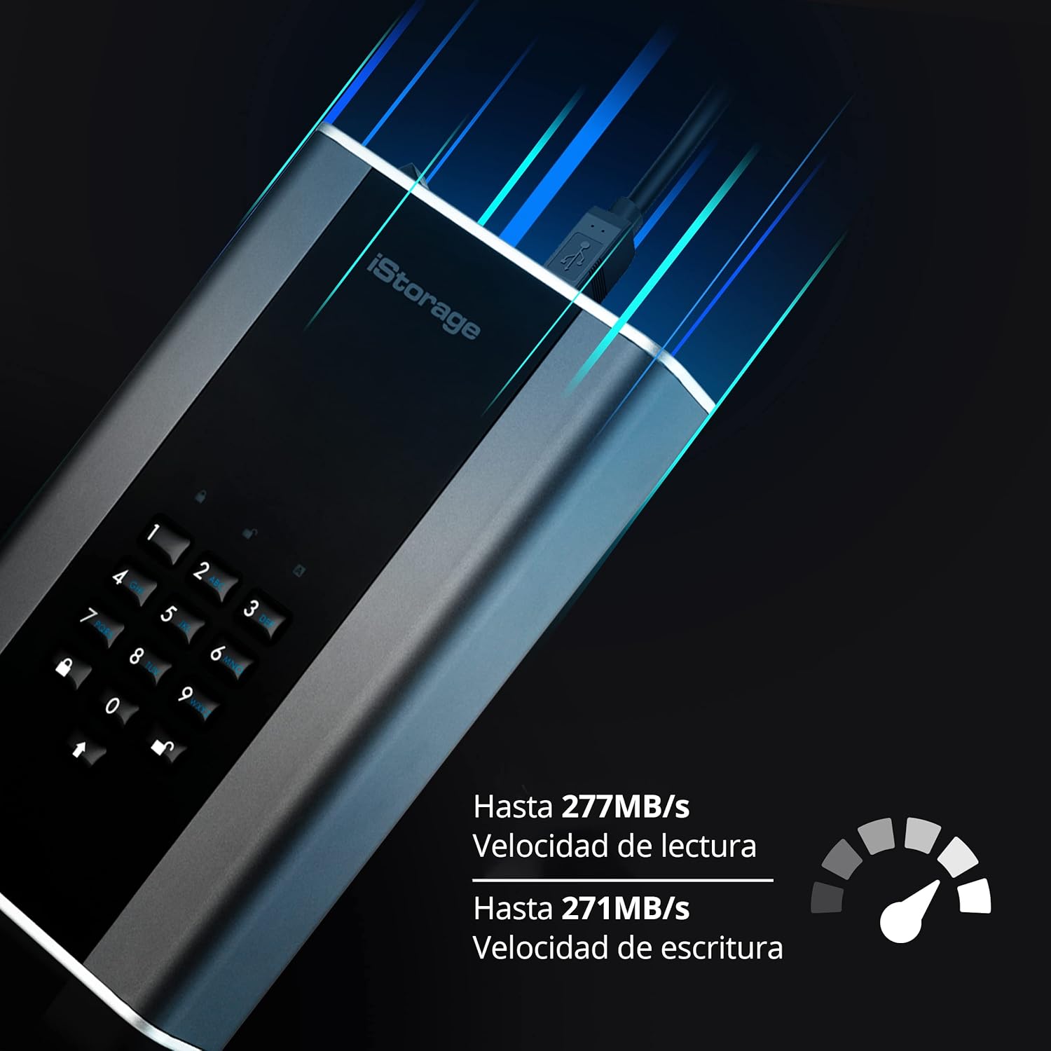 Istorage diskAshur DT2 - Unità Desktop USB 3.1 8 TB - immagine 4