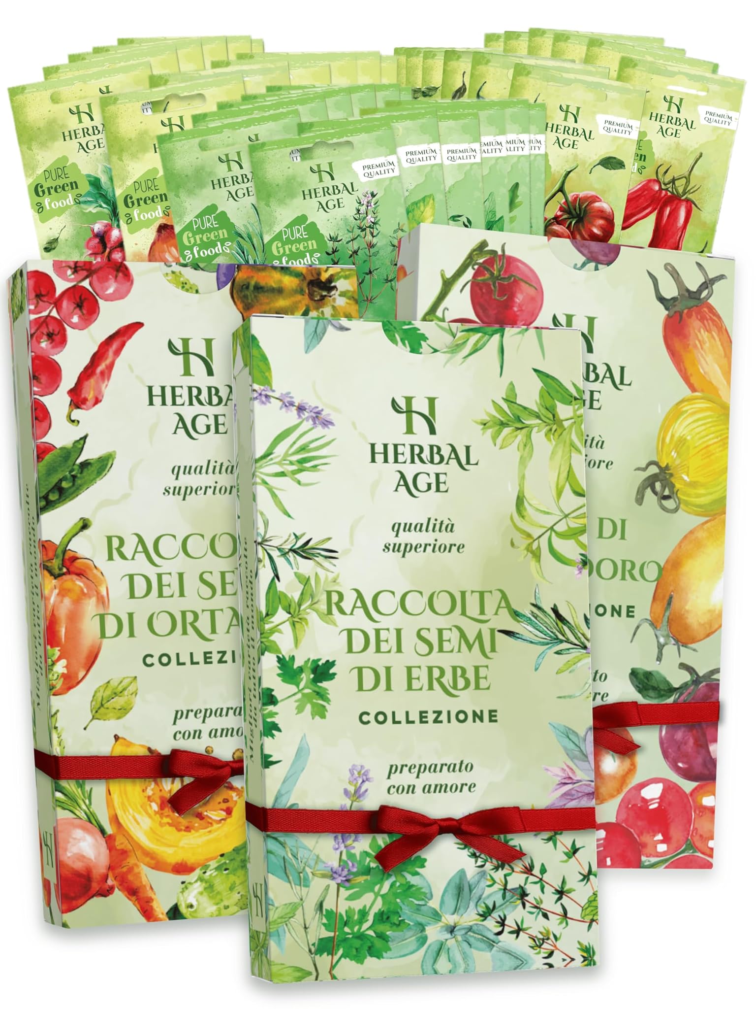 Ortaggi + Pomodori + Erbe – Set da 3