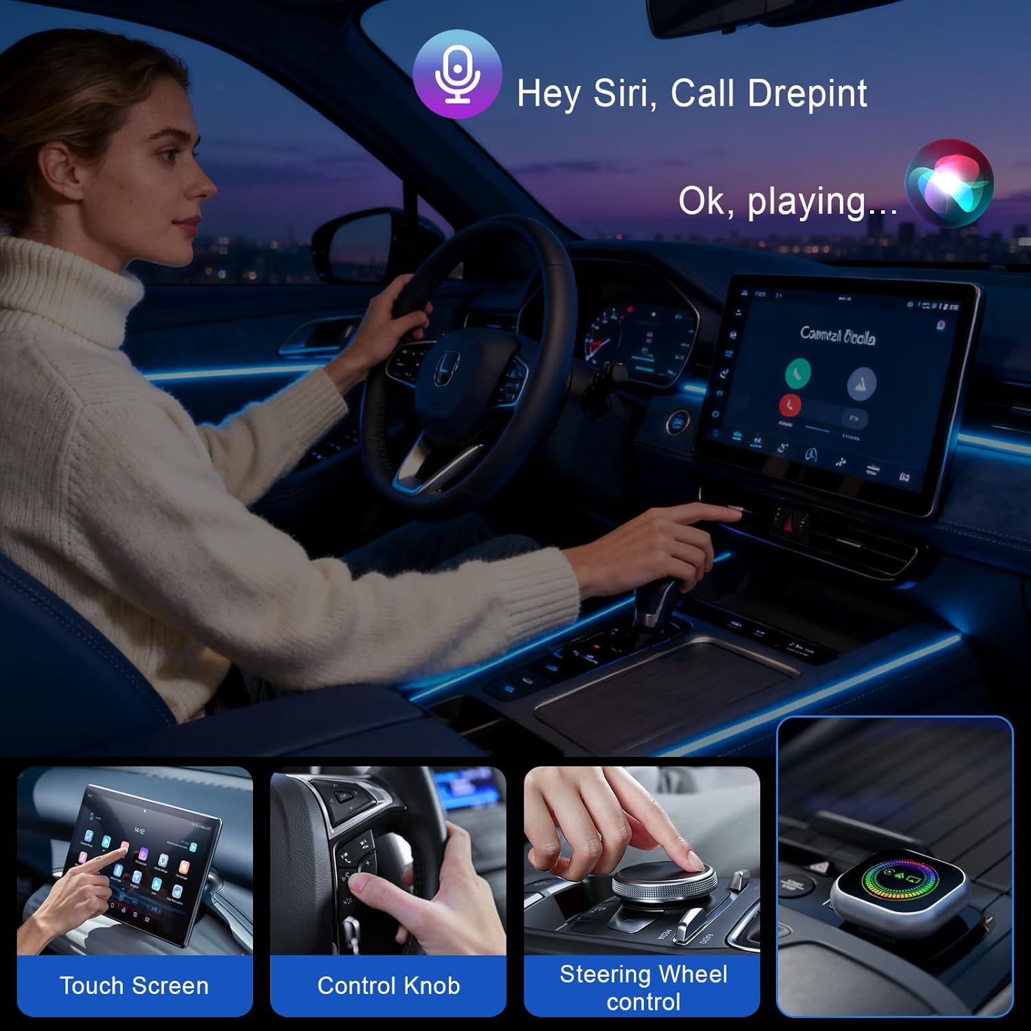 Adattatore Wireless 3 in 1 per CarPlay e Android Auto - immagine 5