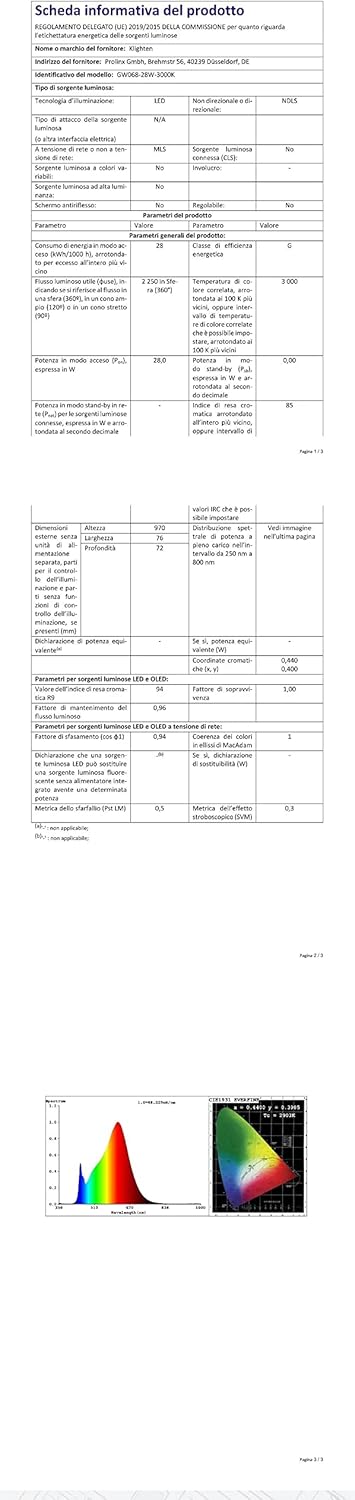 Klighten Lunga LED Applique da Parete Interni/Esterni 100CM - immagine 11
