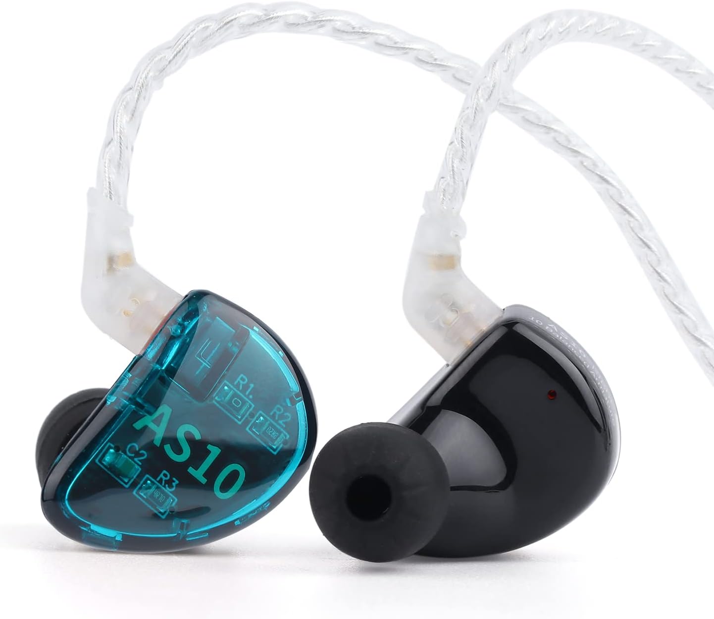 Linsoul KZ AS10 5BA Cuffie In-Ear HiFi, Ciano - immagine 2