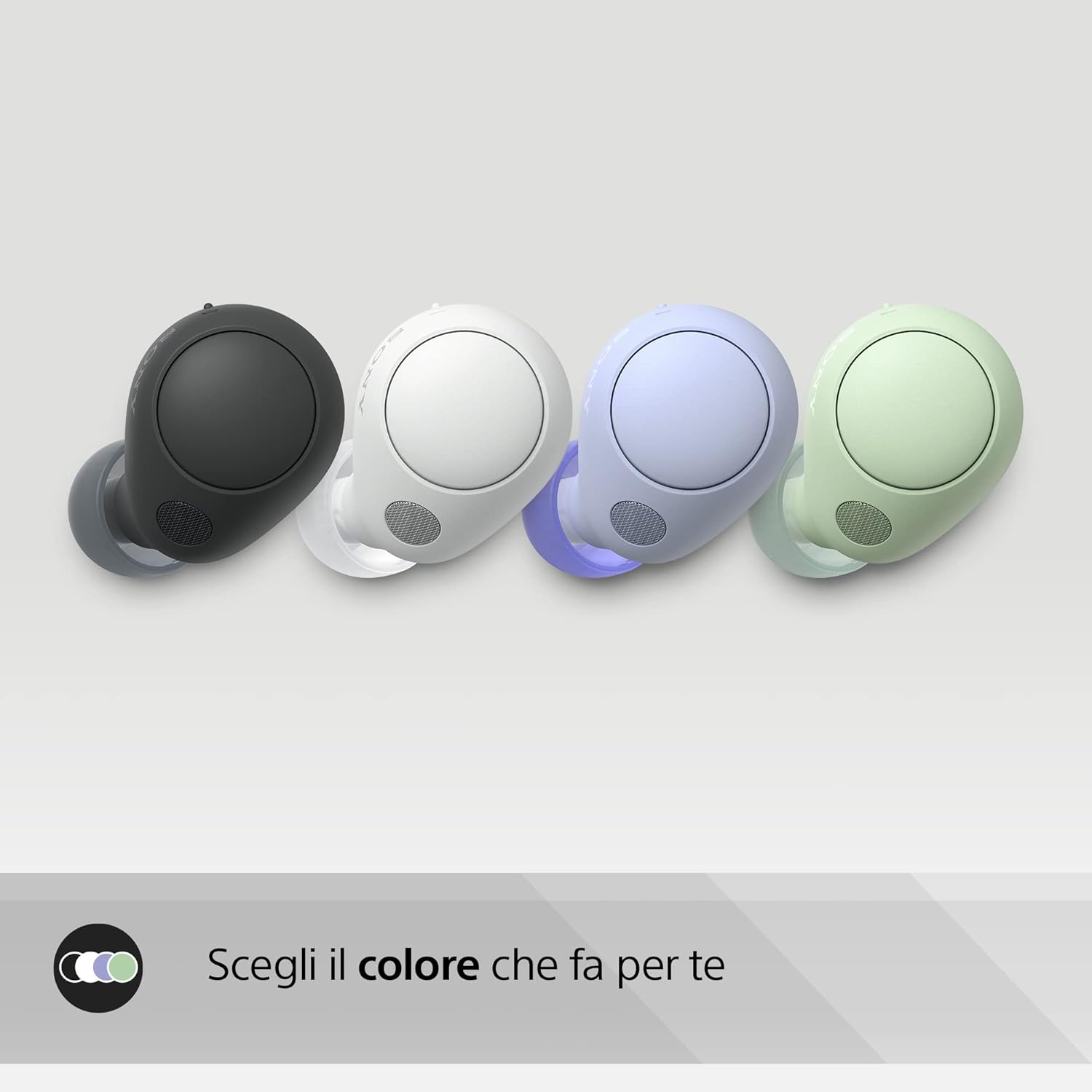 Sony WF-C700N - Cuffie True Wireless Noise Cancelling, Verde Salvia - immagine 10