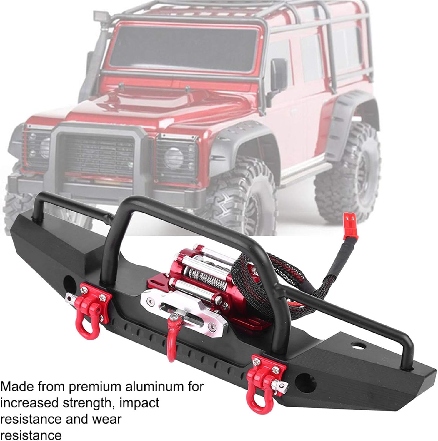 KIMISS Verricello Anteriore Lega Alluminio per RC Crawler - immagine 7