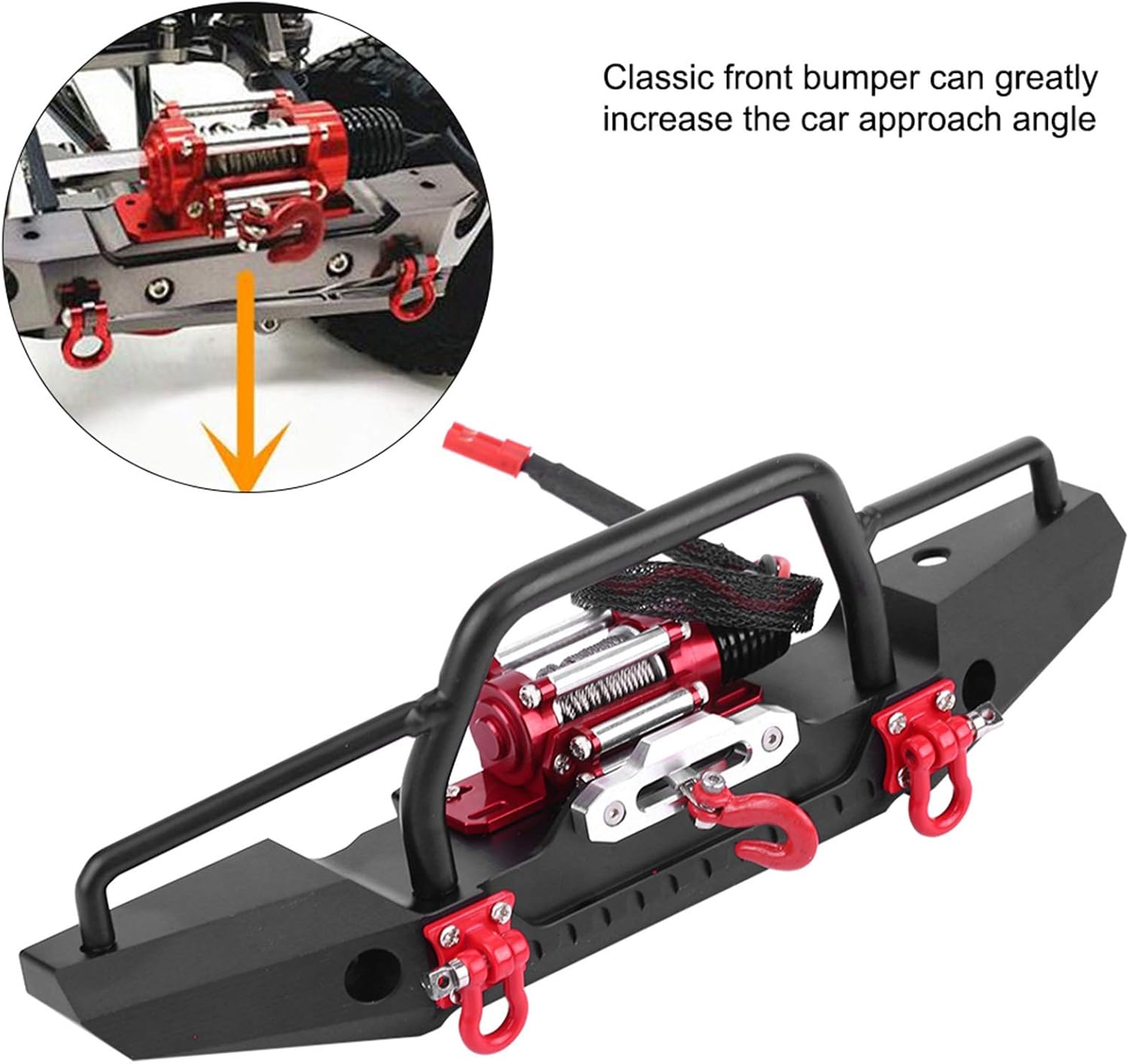KIMISS Verricello Anteriore Lega Alluminio per RC Crawler - immagine 8