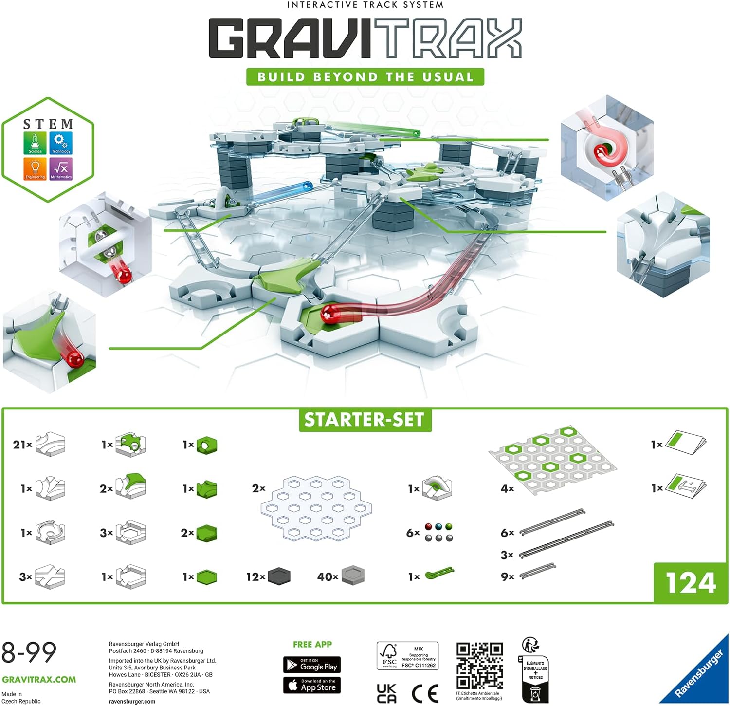 Ravensburger - GraviTrax Starter Kit, Pista di Biglie - immagine 3