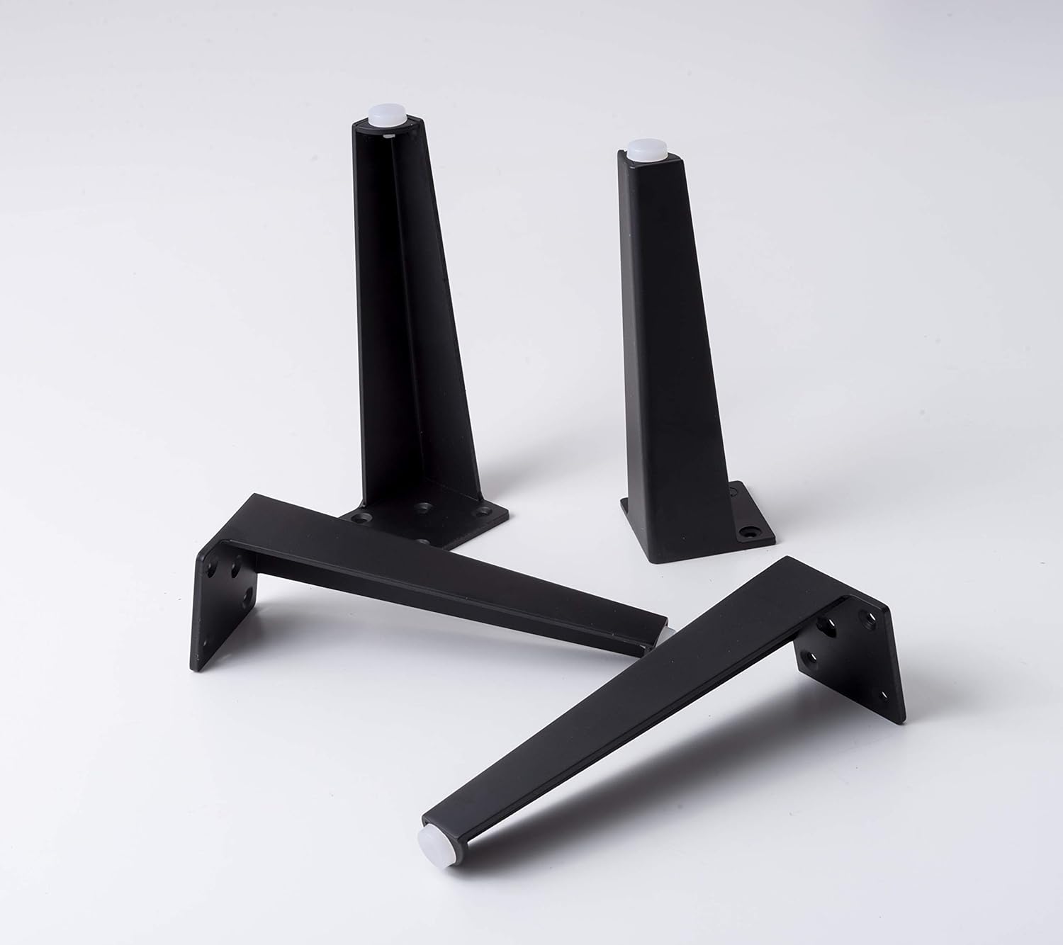 Ipea 4X Piedi per Divani e Mobili NEUTRONE, Nero Opaco - immagine 7