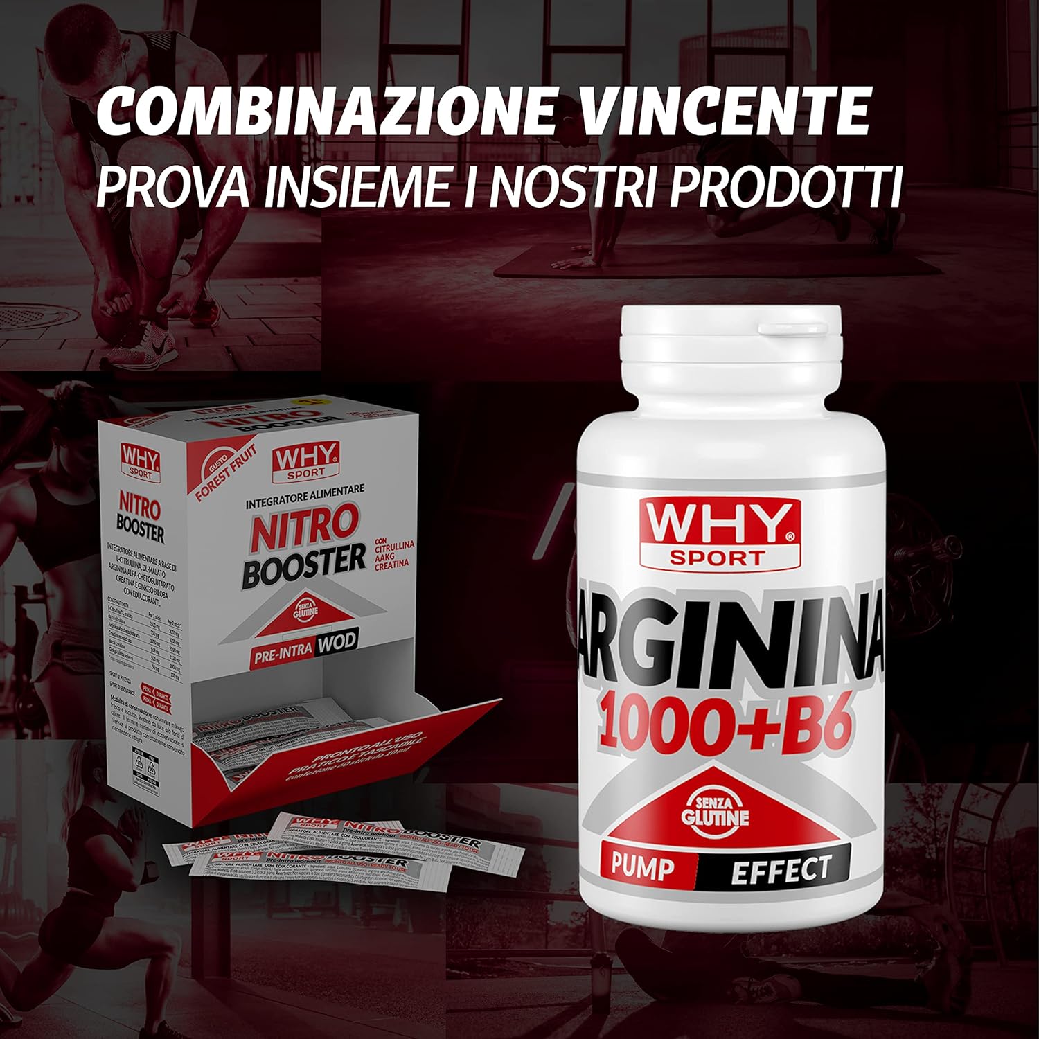 WHY SPORT NITRO BOOSTER - Integratore Citrullina e Arginina - immagine 5