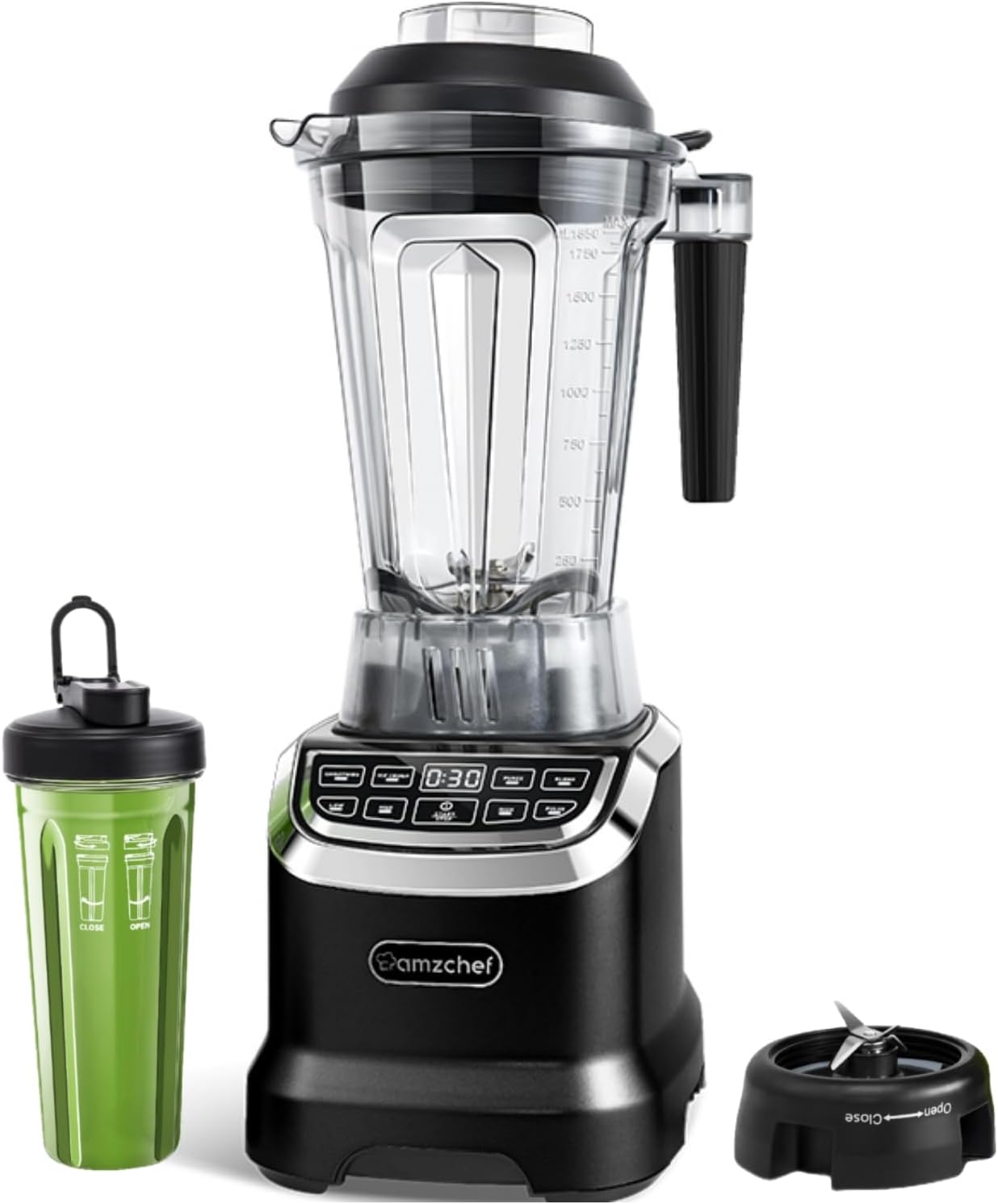 Amzchef Frullatore Professionale Smart Touchscreen - immagine 1