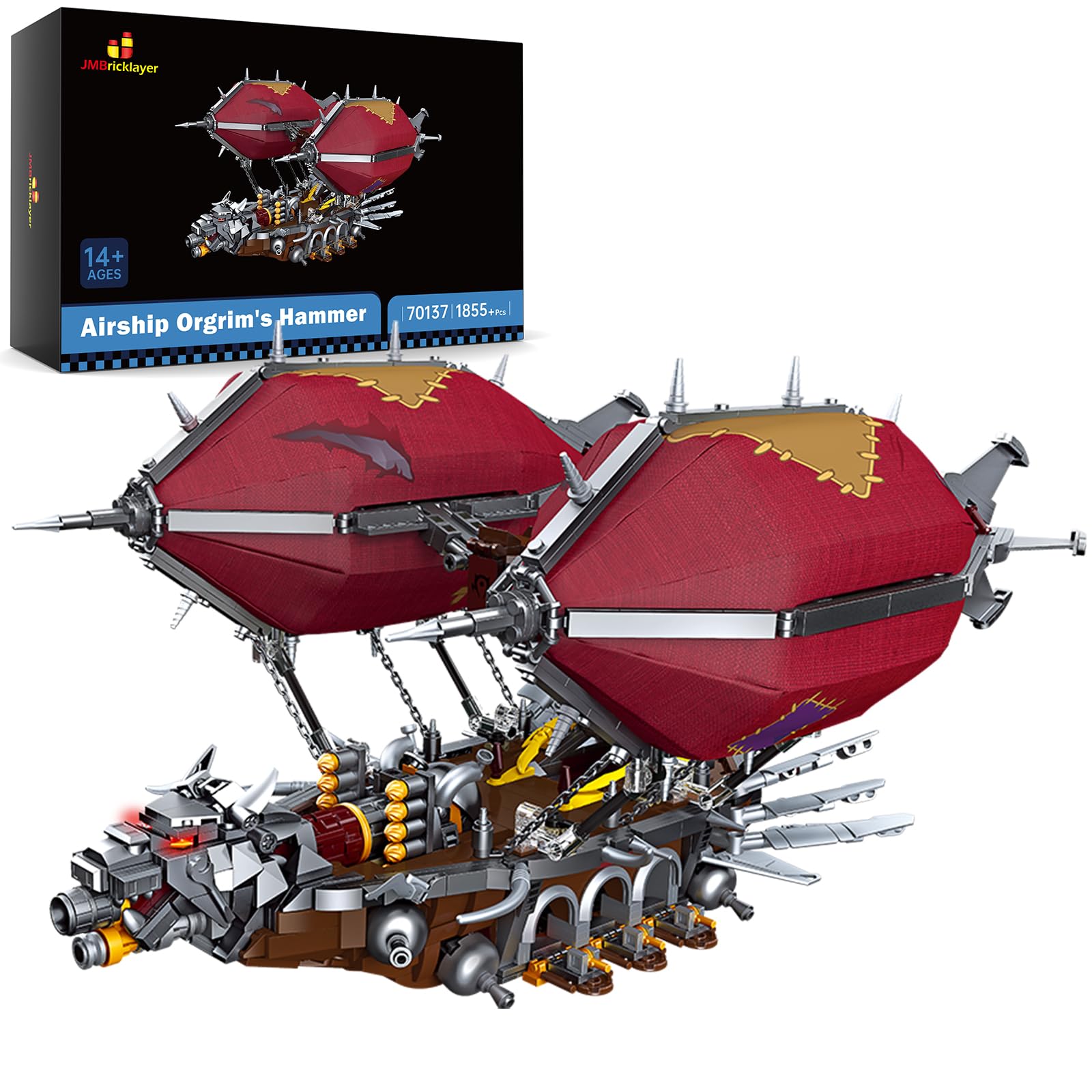 Jmbricklayer 70137 - Dirigibile Medievale per Adulti e Ragazzi