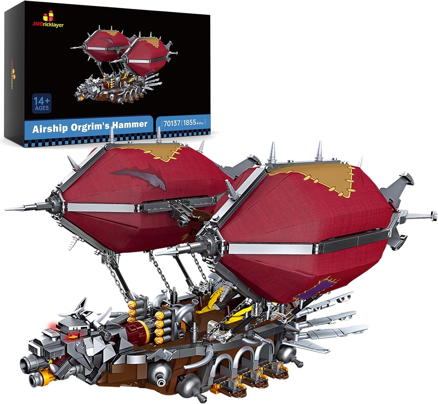 Jmbricklayer 70137 - Dirigibile Medievale per Adulti e Ragazzi - immagine 1