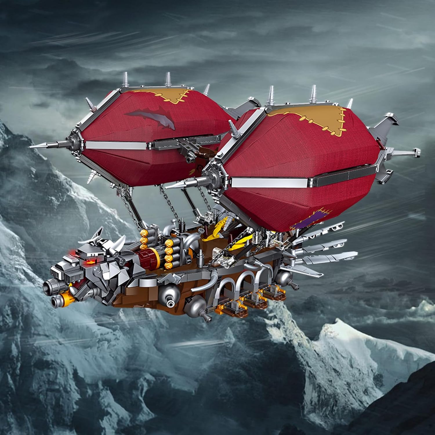 Jmbricklayer 70137 - Dirigibile Medievale per Adulti e Ragazzi - immagine 2