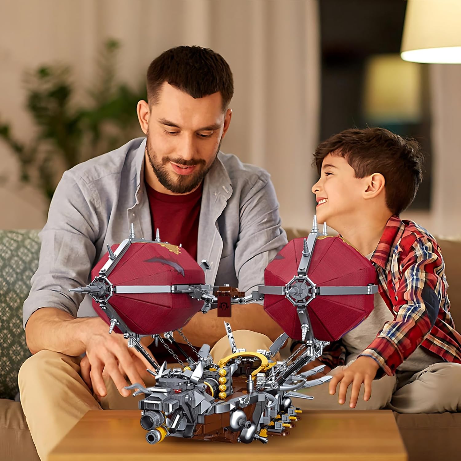 Jmbricklayer 70137 - Dirigibile Medievale per Adulti e Ragazzi - immagine 6