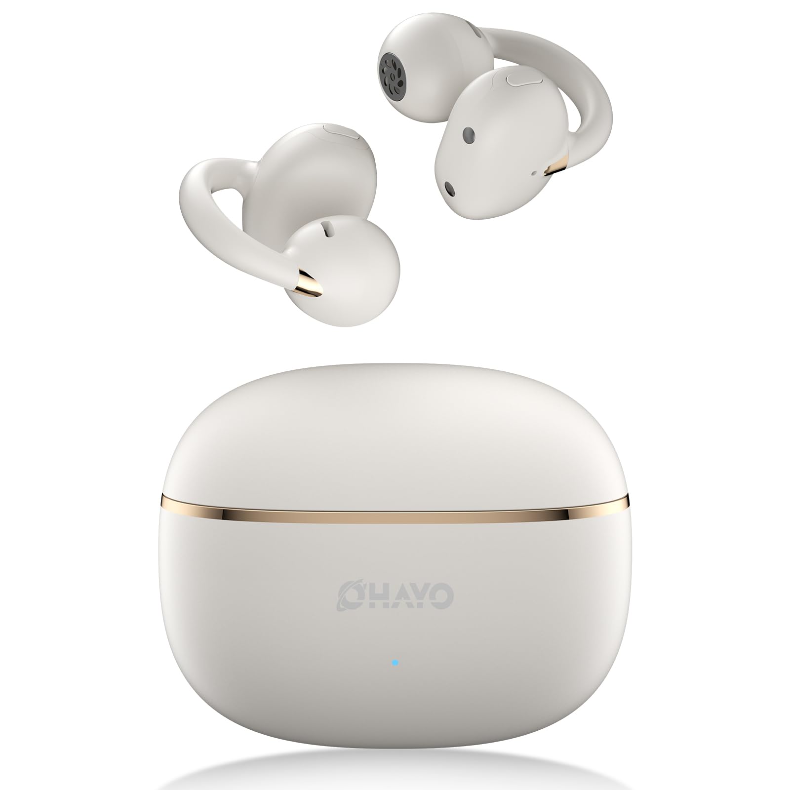 Ohayo A7 Cuffie Bluetooth 5.4 Ultraleggere, Bianco