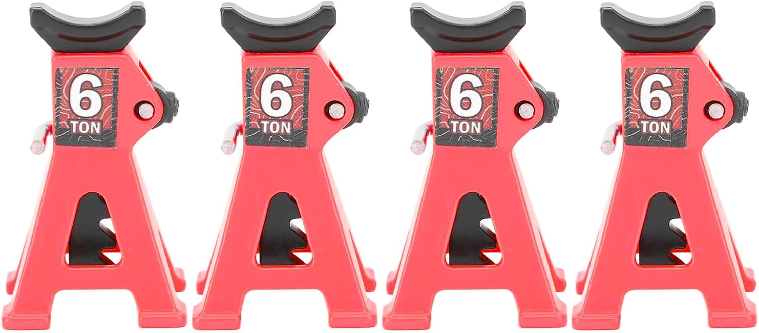 Cavalletto in Scala per Auto RC - Lega di Alluminio 4 Pezzi - immagine 6