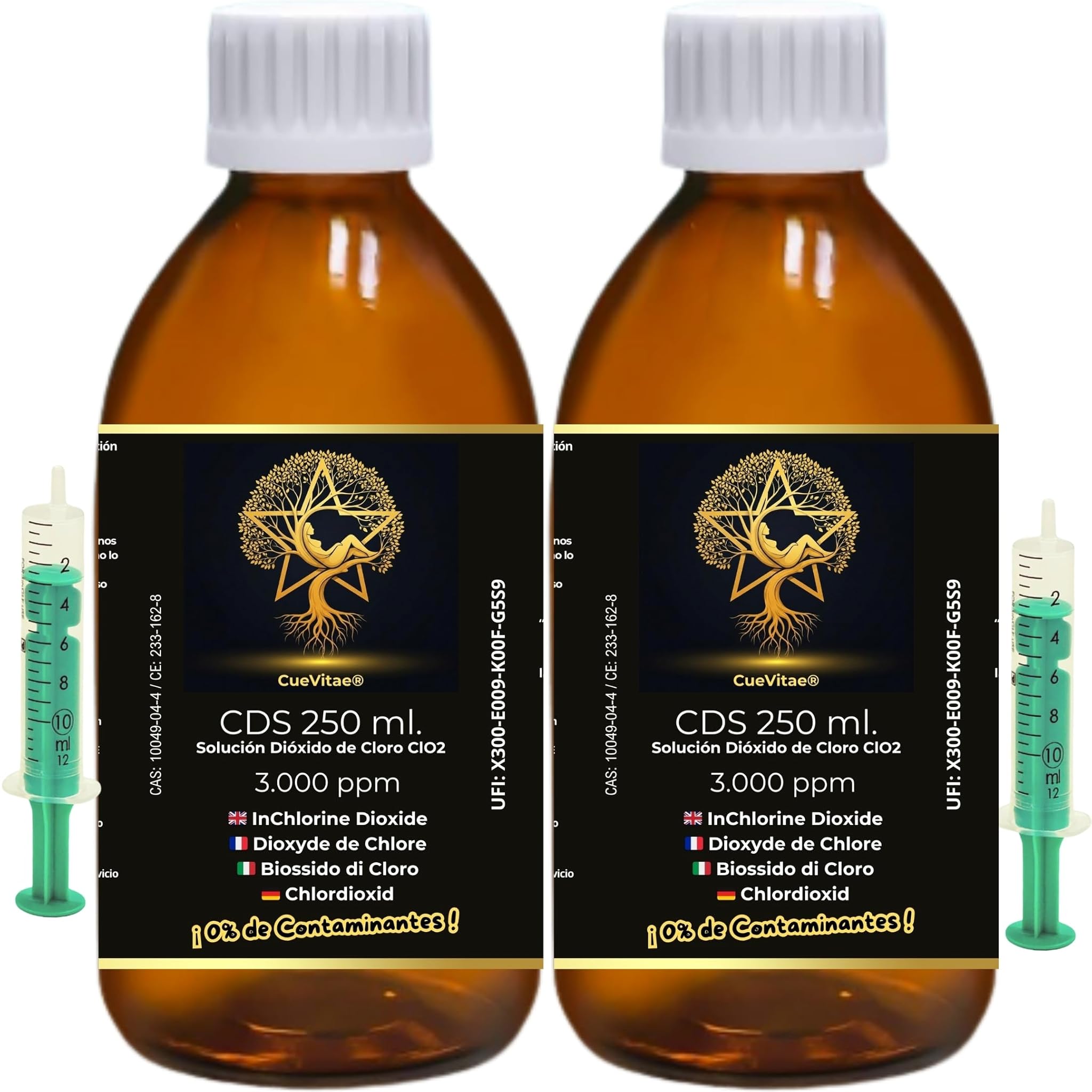 CDS 2x250 ml a 3000 PPM (500 ml)