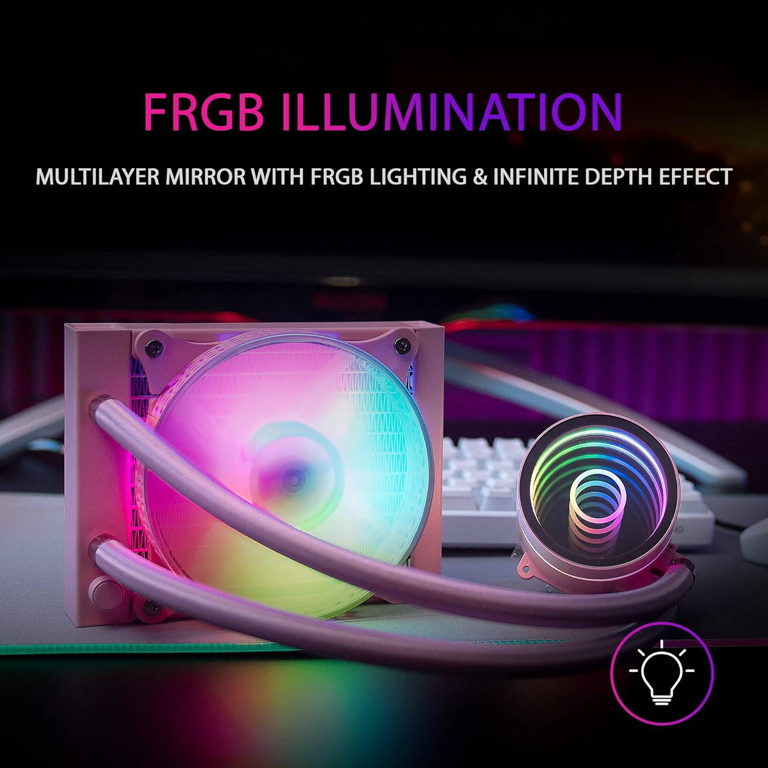 Mars Gaming ML-ONE120 - Raffreddamento a Liquido CPU Rose - immagine 2