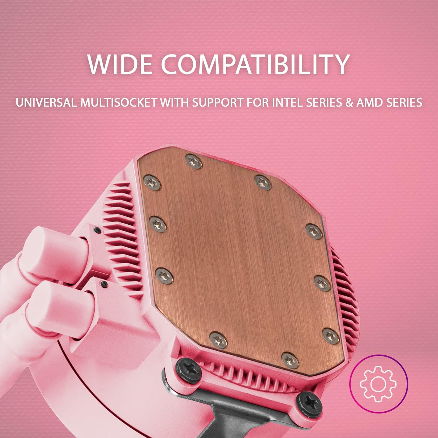 Mars Gaming ML-ONE120 - Raffreddamento a Liquido CPU Rose - immagine 5