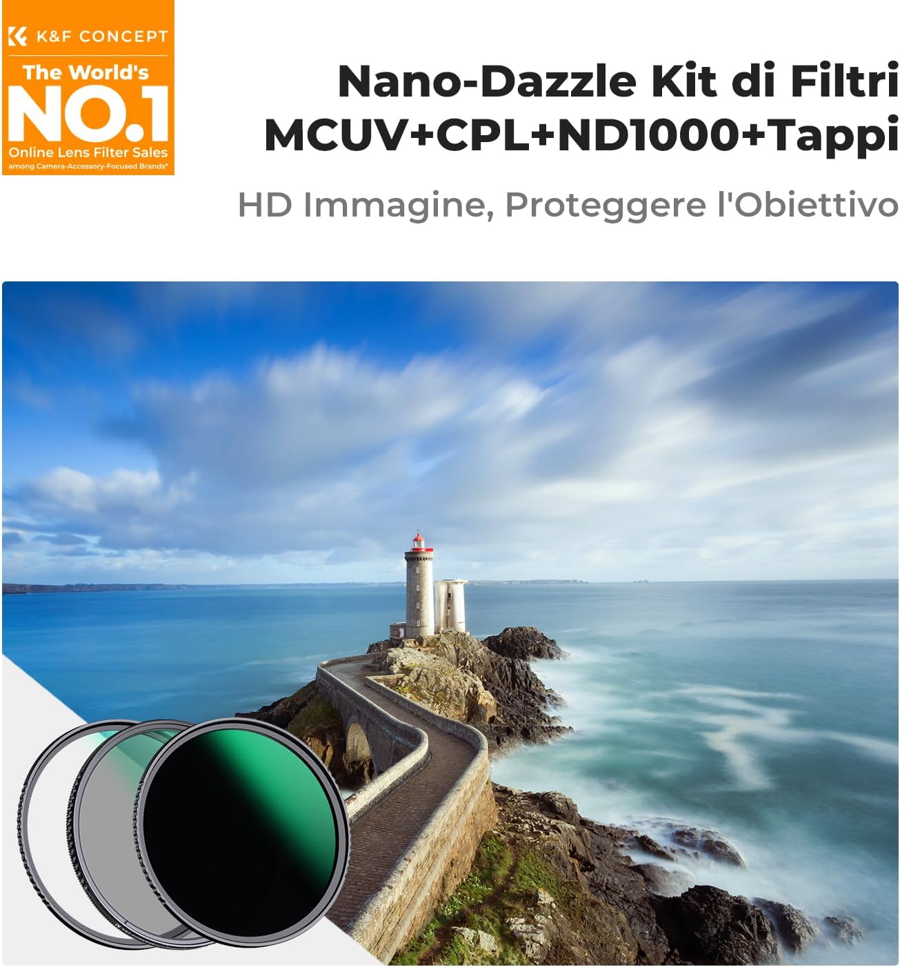 K&f Concept Nano-Dazzle Filtri Kit 67mm - immagine 2