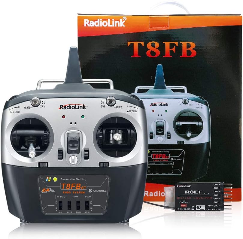 Radiolink T8FB Telecomando RC 8 Canali con Ricevitore R8EF - immagine 8