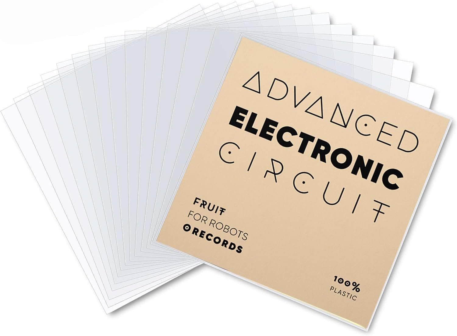 Buste Vinili 45 Giri Esterne 7 Pollici (50 Pezzi)