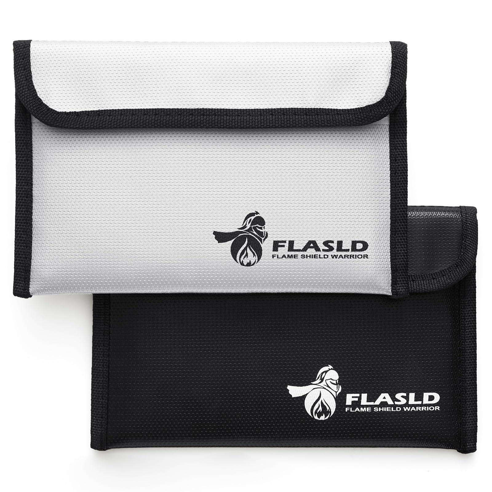 FLASLD 2 Pezzi Borsa Portavalori Ignifuga 20x12.7 cm