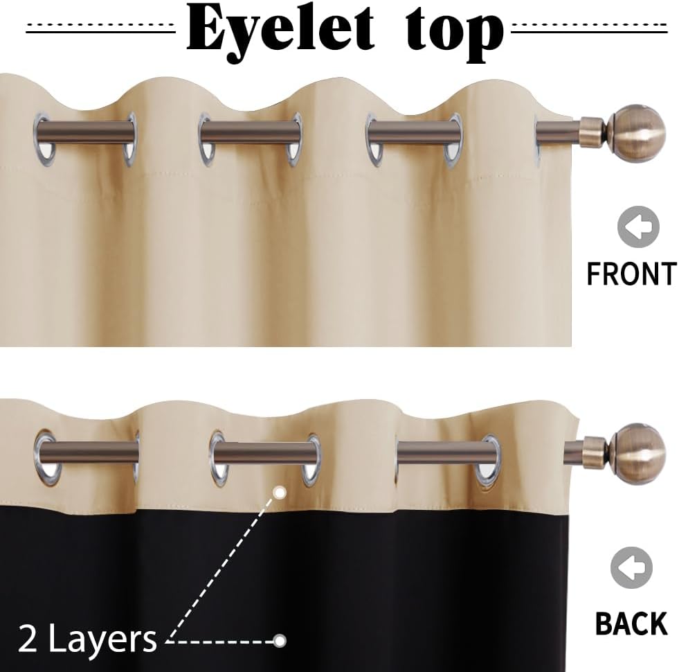 Pony Dance Tende Oscuranti 100% Giallo Beige 140x240cm (2pz) - immagine 8