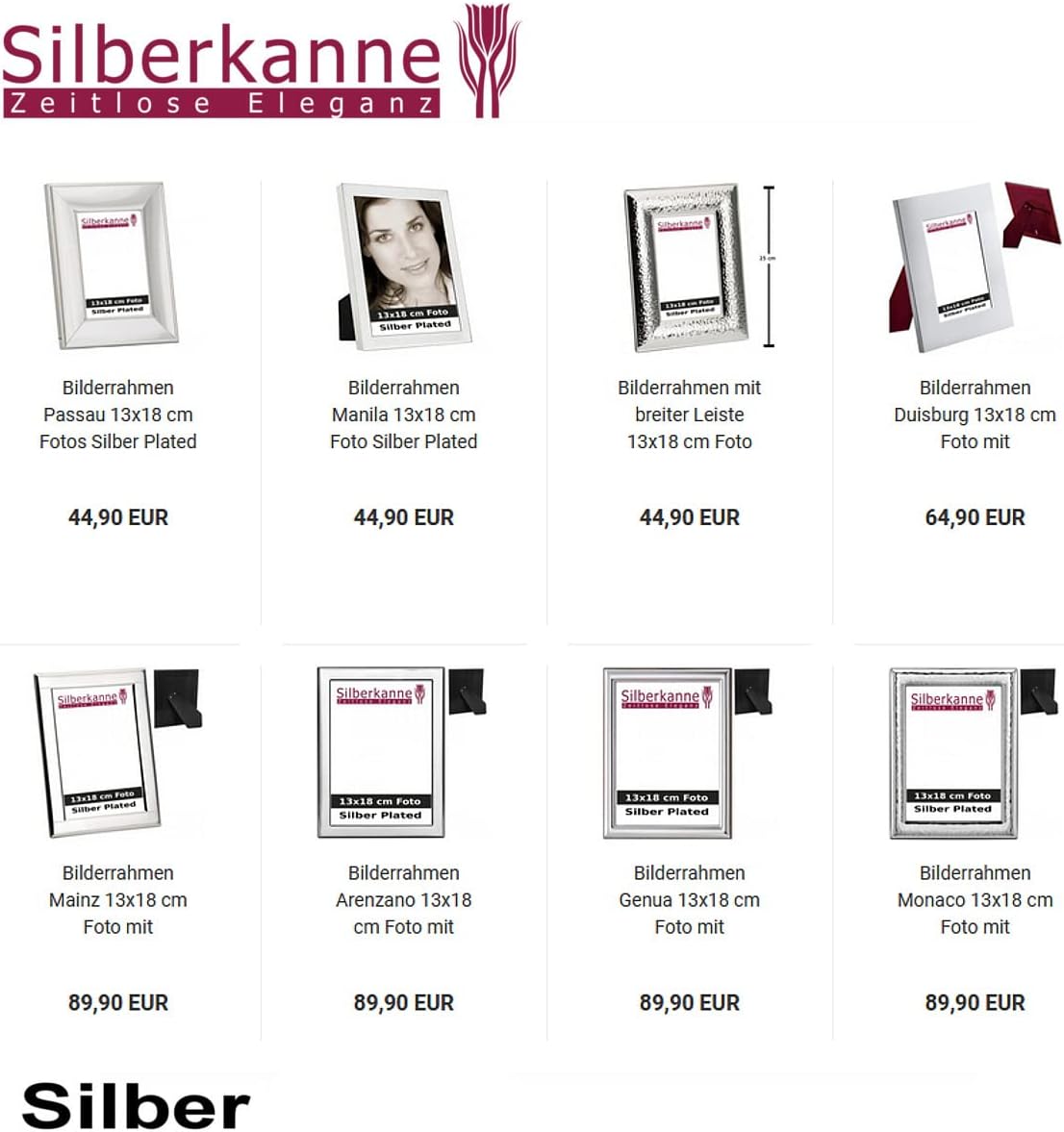 Silberkanne SILVER JUG Calcolatrice da Tavolo Classica - immagine 5