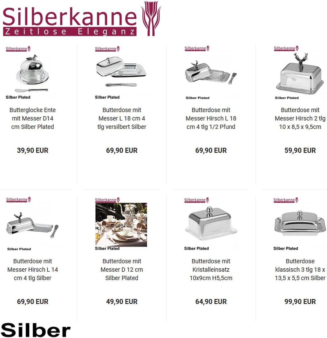 Silberkanne SILVER JUG Calcolatrice da Tavolo Classica - immagine 6