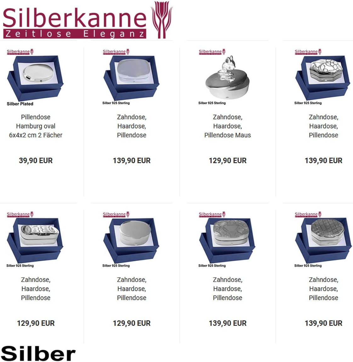 Silberkanne SILVER JUG Calcolatrice da Tavolo Classica - immagine 8