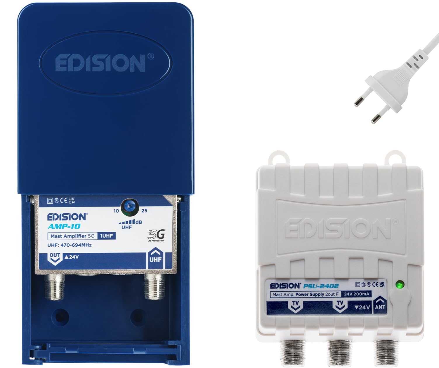 MAK-100 Kit: Amplificatore Antenna TV da Palo 1UHF