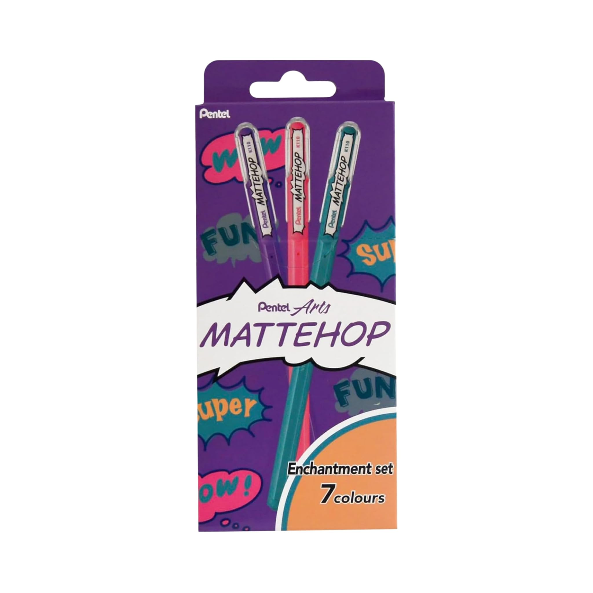 Pentel MatteHop K110 Enchantment Colours - Penne Gel Opaco