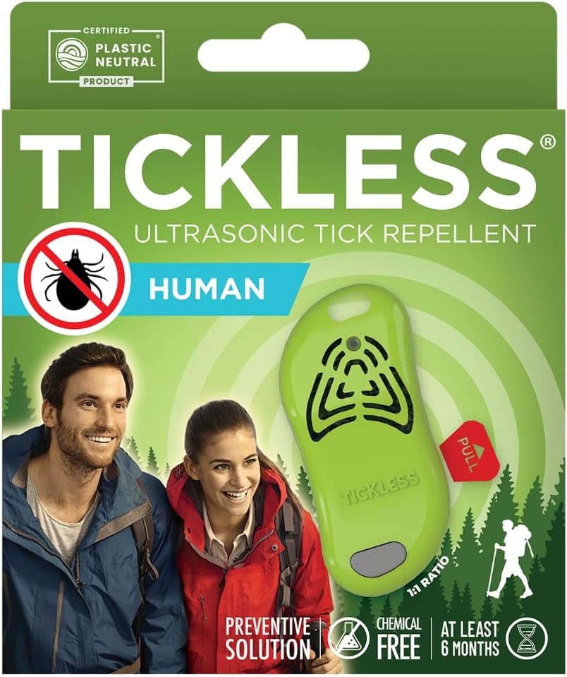Tickless Human Repellente ad ultrasuoni Contro Le zecche per Ogni età - Verde - immagine 1