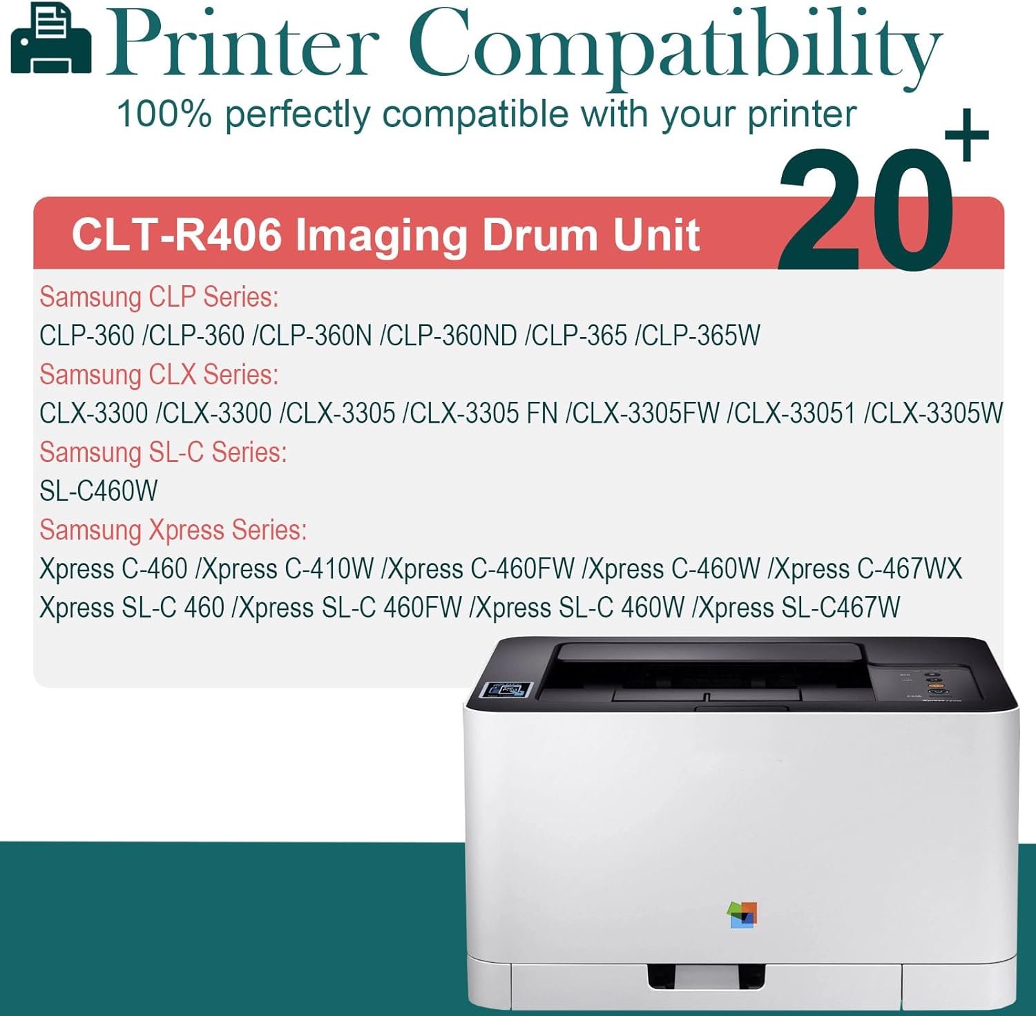 HenceBuy CLT-R406 Kit Tamburo per Samsung - immagine 2