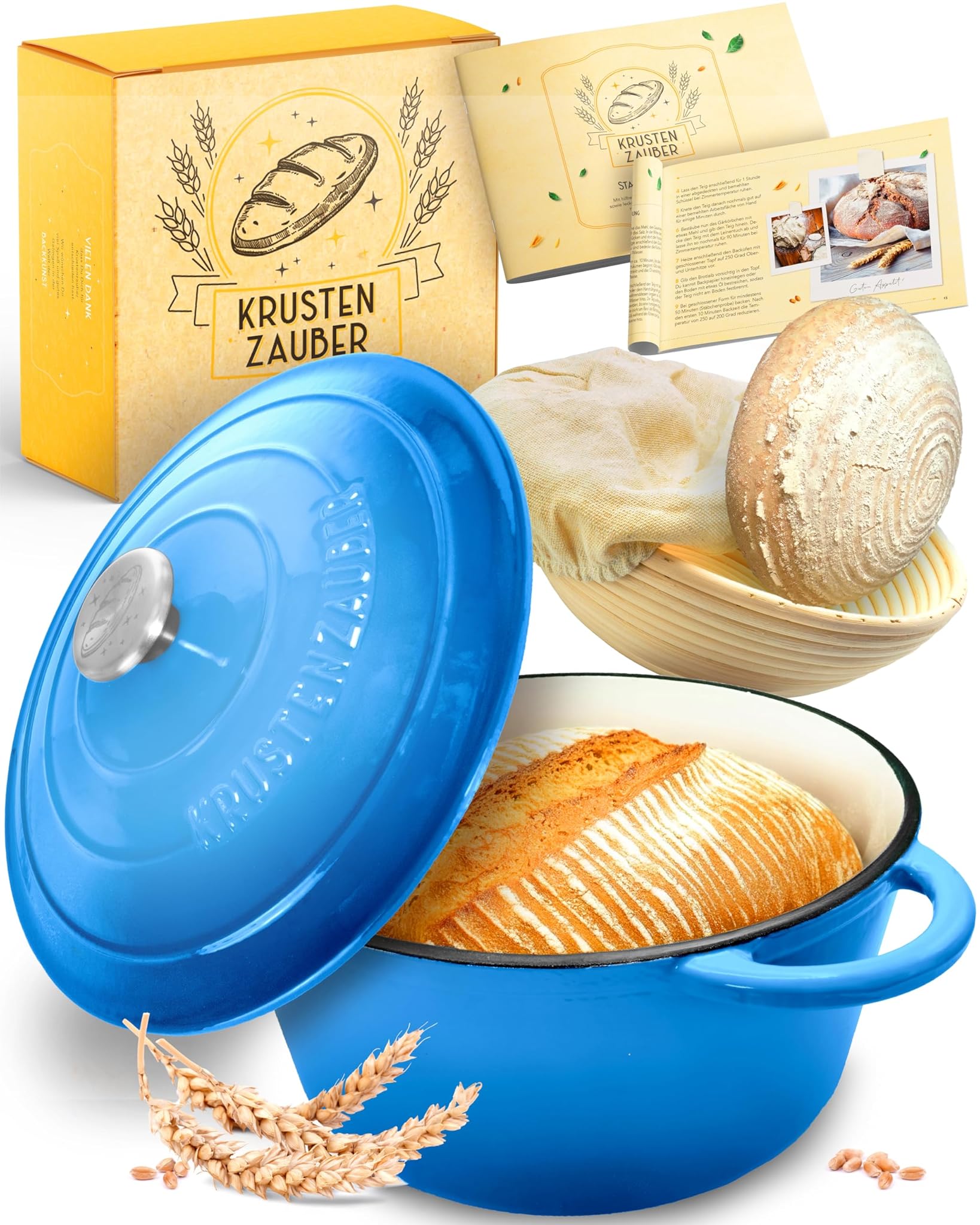 Krustenzauber Pentola in Ghisa per Pane 26 cm