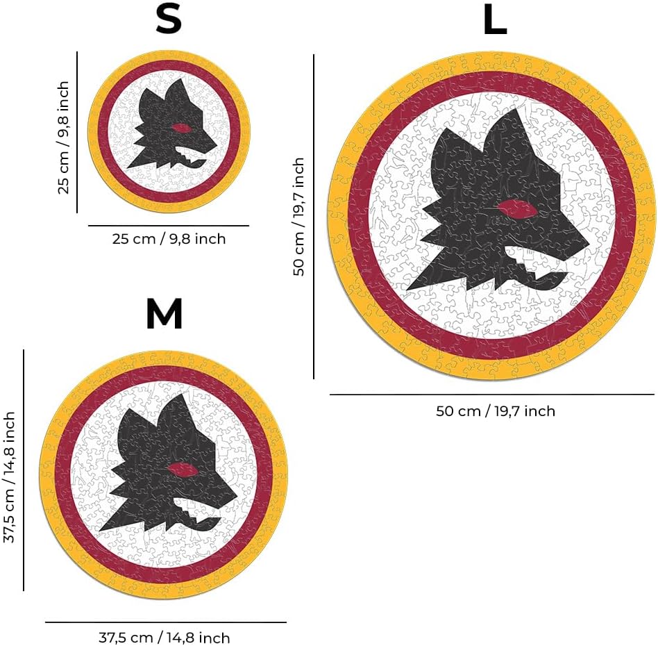 Iconic Puzzles - Roma Lupetto, Puzzle Legno 500 Pezzi - immagine 5