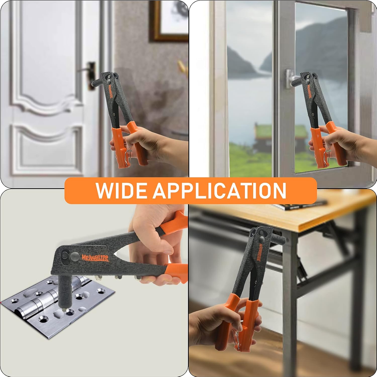 Meiwaltee Rivettatrice Manuale con 200 Rivetti - immagine 7