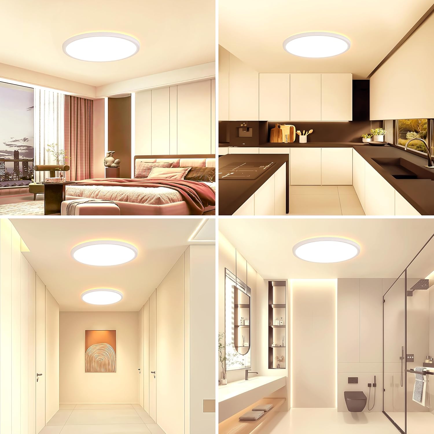 Ouila Plafoniera LED Soffitto 18W Ø22CM - immagine 7