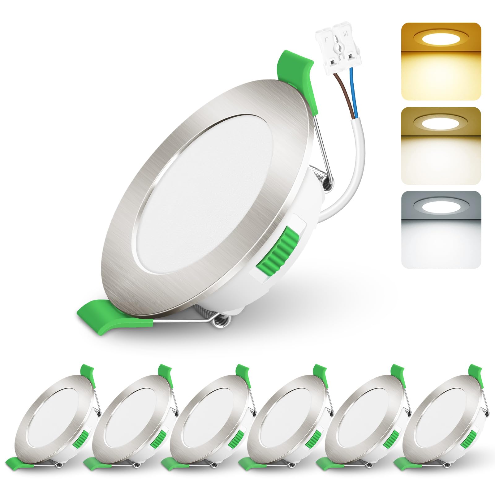 Alusso Lighting Faretti LED Incasso Cartongesso 4W (Set 6)