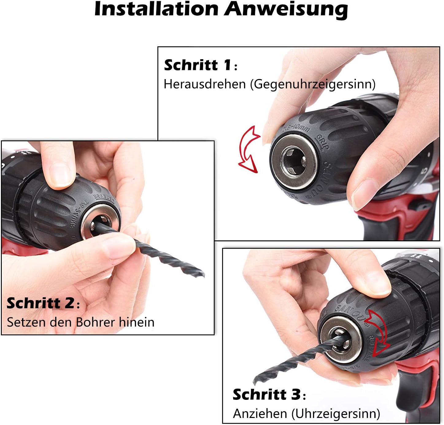 Trapano Avvitatore a Batteria Professionale 12V - immagine 5