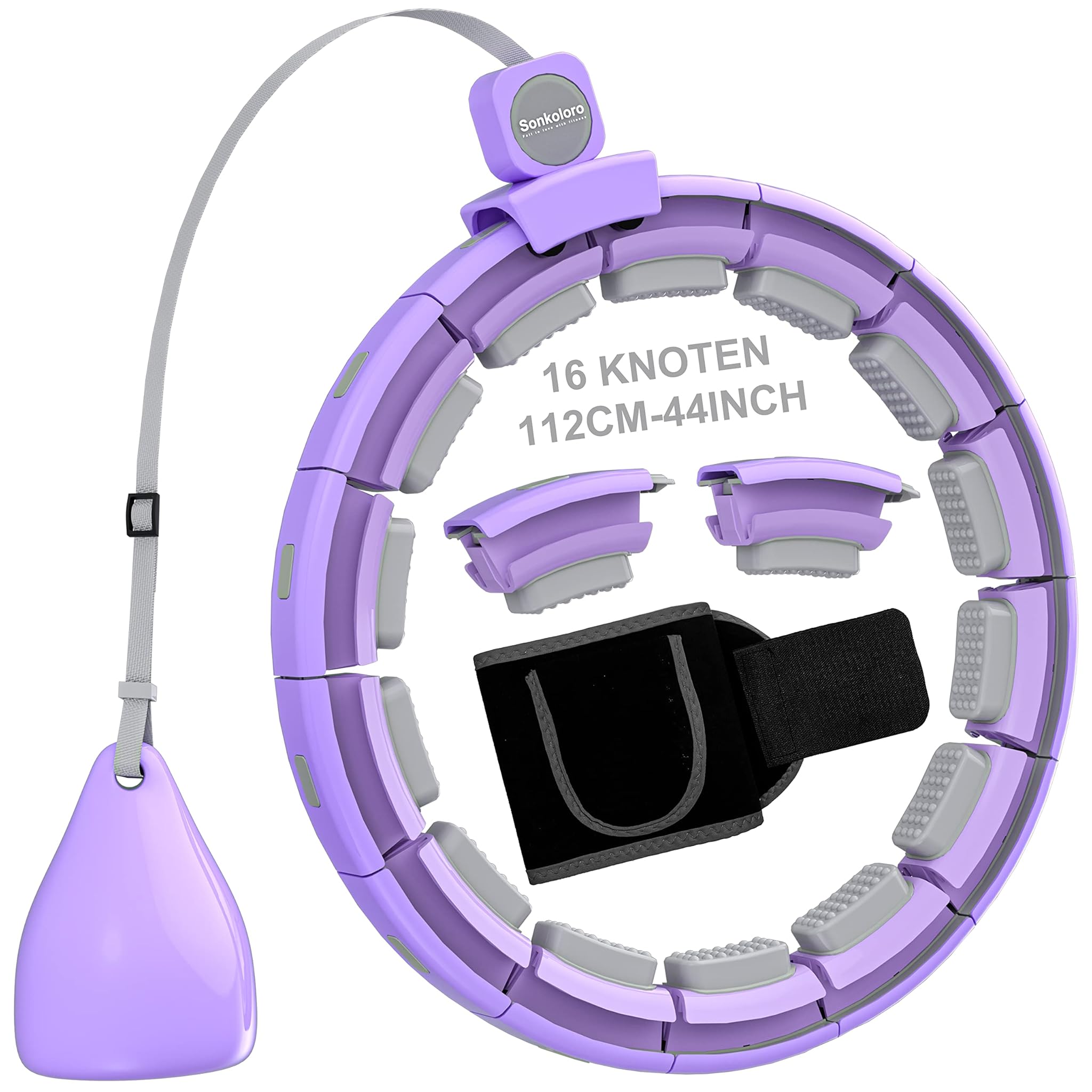 Smart Hoop - Hullahub per Adulti e Principianti, Magenta