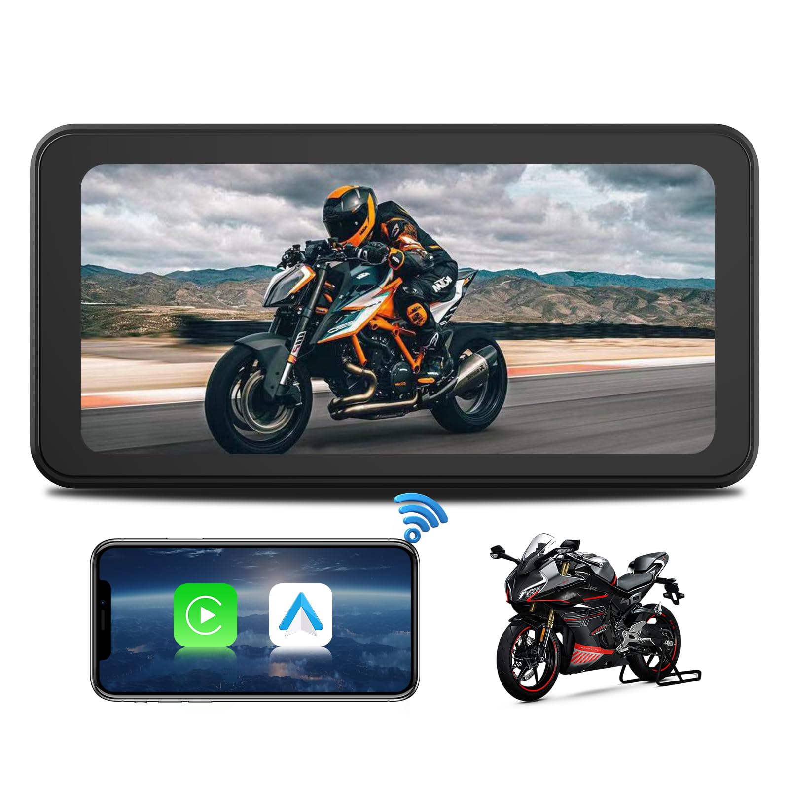 Awesafe CarPlay Moto 6,25 pollici Wireless
