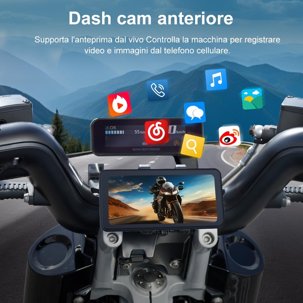 Awesafe CarPlay Moto 6,25 pollici Wireless - immagine 5