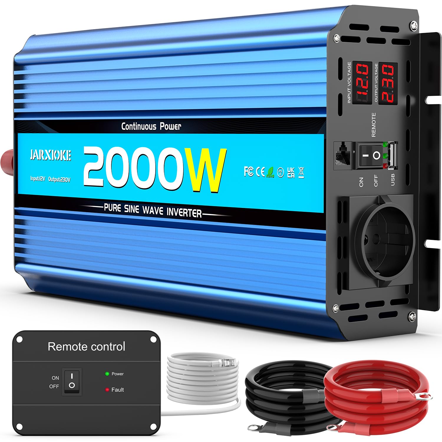 Inverter 12V 220V Onda Pura 2000W