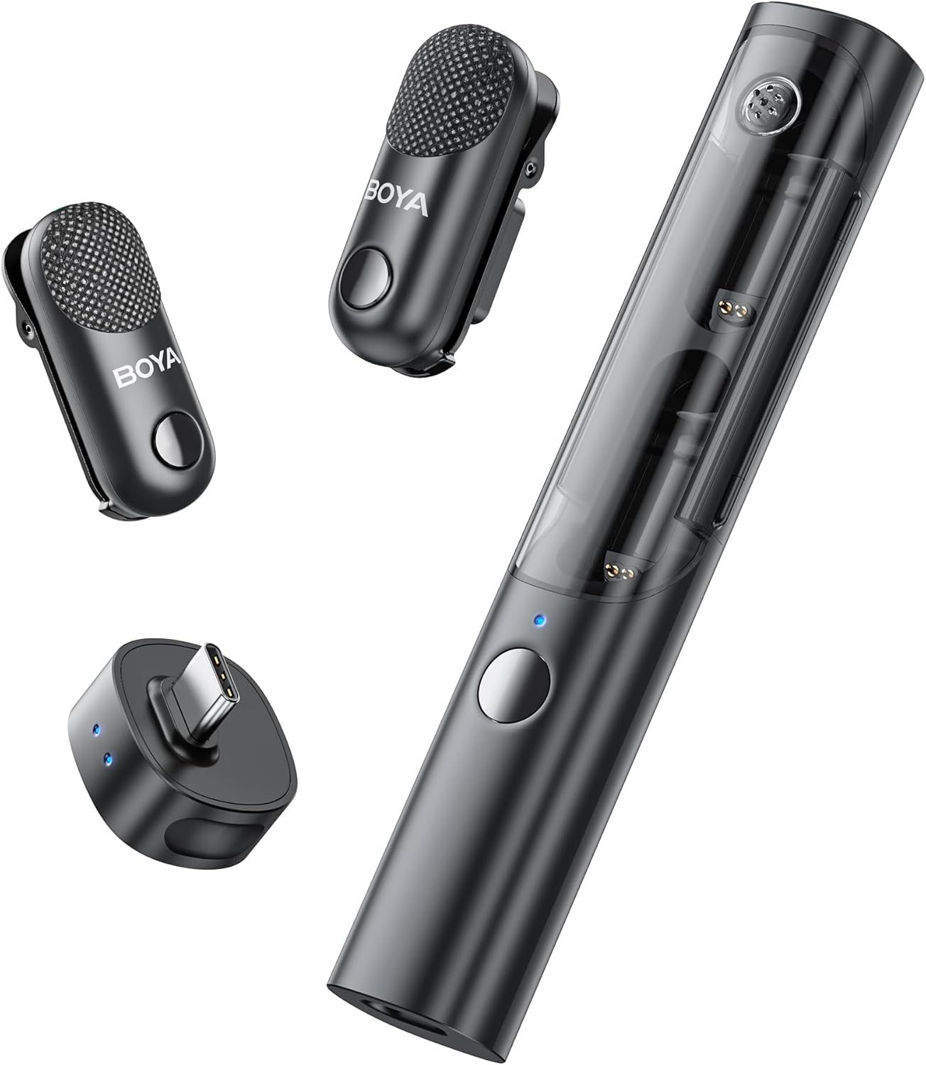 Boya Magic Microfono Wireless USB-C per iPhone/Android - immagine 1