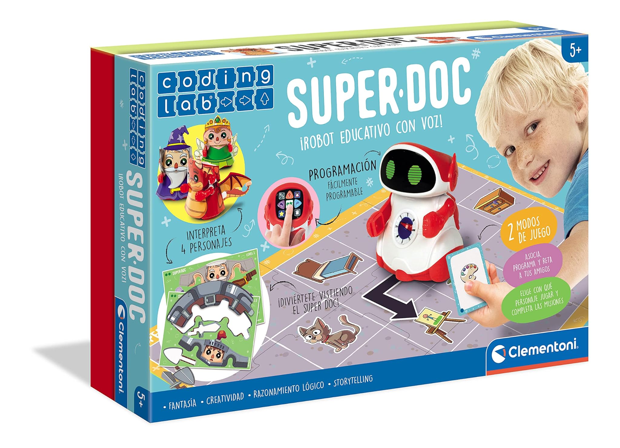 Clementoni 55379.2 Super Doc - Robot Educativo